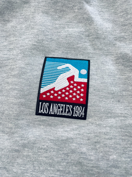 Vice 84 'LA84 Runner Patch' Crew Sweater - Grey