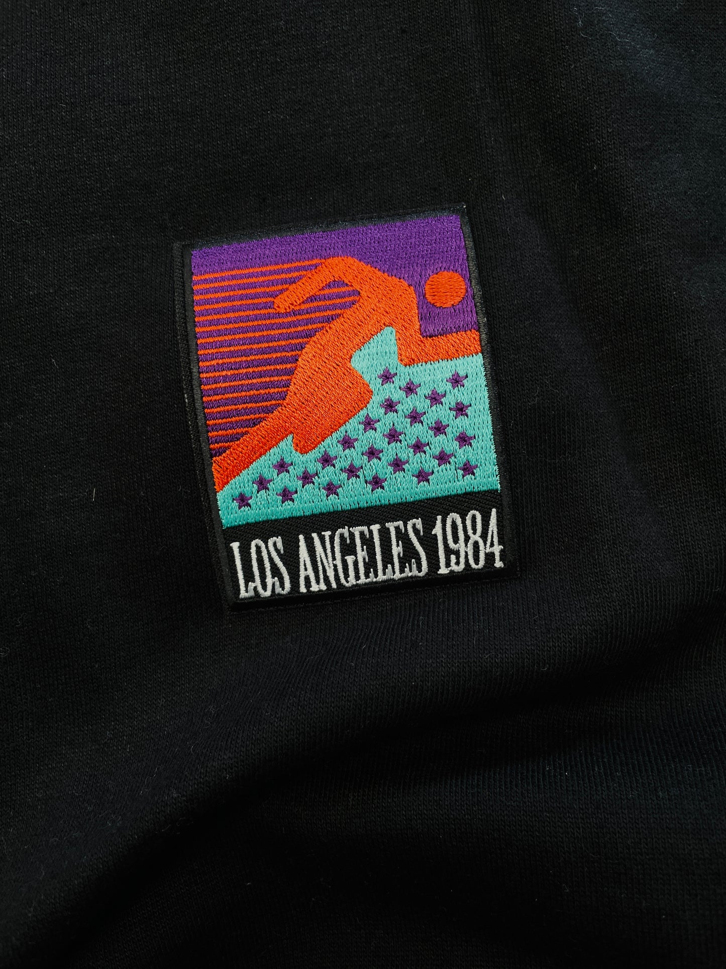 Vice 84 'LA84 Runner Patch' Crew Sweater - Black