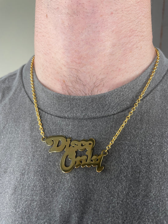 DISCO ONLY Pendant Necklace - Gold / Silver