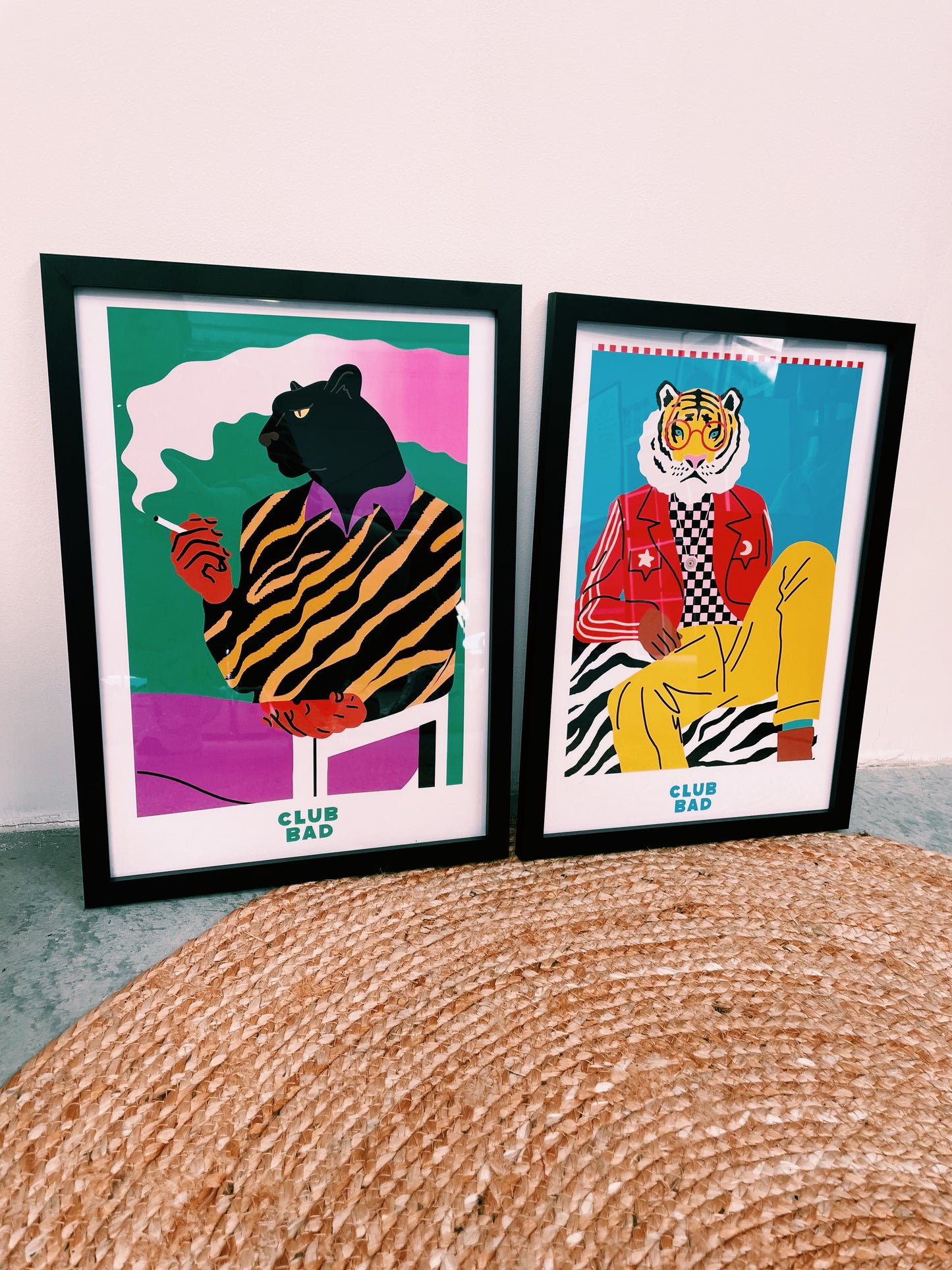 Load image into Gallery viewer, Melé x Club Bad &amp;#39;Party Tiger&amp;#39; Print
