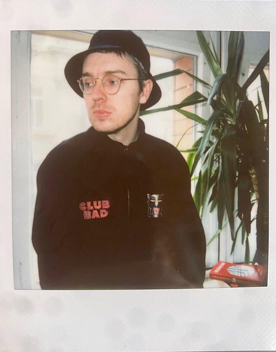 Melé x Club Bad 'Panther' 1/4 Zip Sweater - Black - UN:IK Clothing