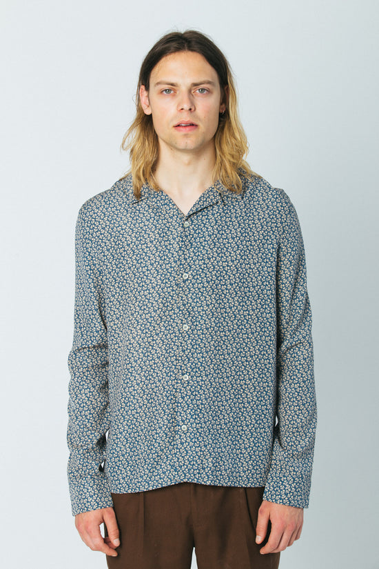 bound 'BLUE ASTER' LONGSLEEVE SHIRT