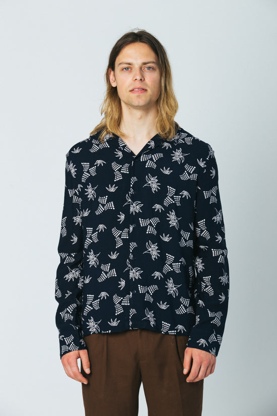 bound 'ZAFFRE' LONGSLEEVE SHIRT