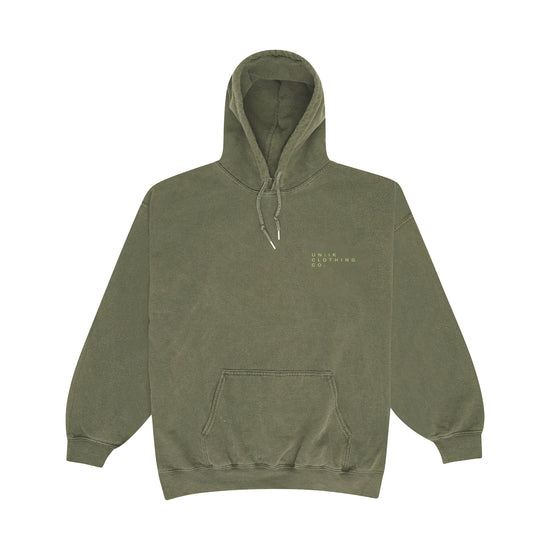 Essentials 'Sets' Vintage Washed Hoodie - Khaki
