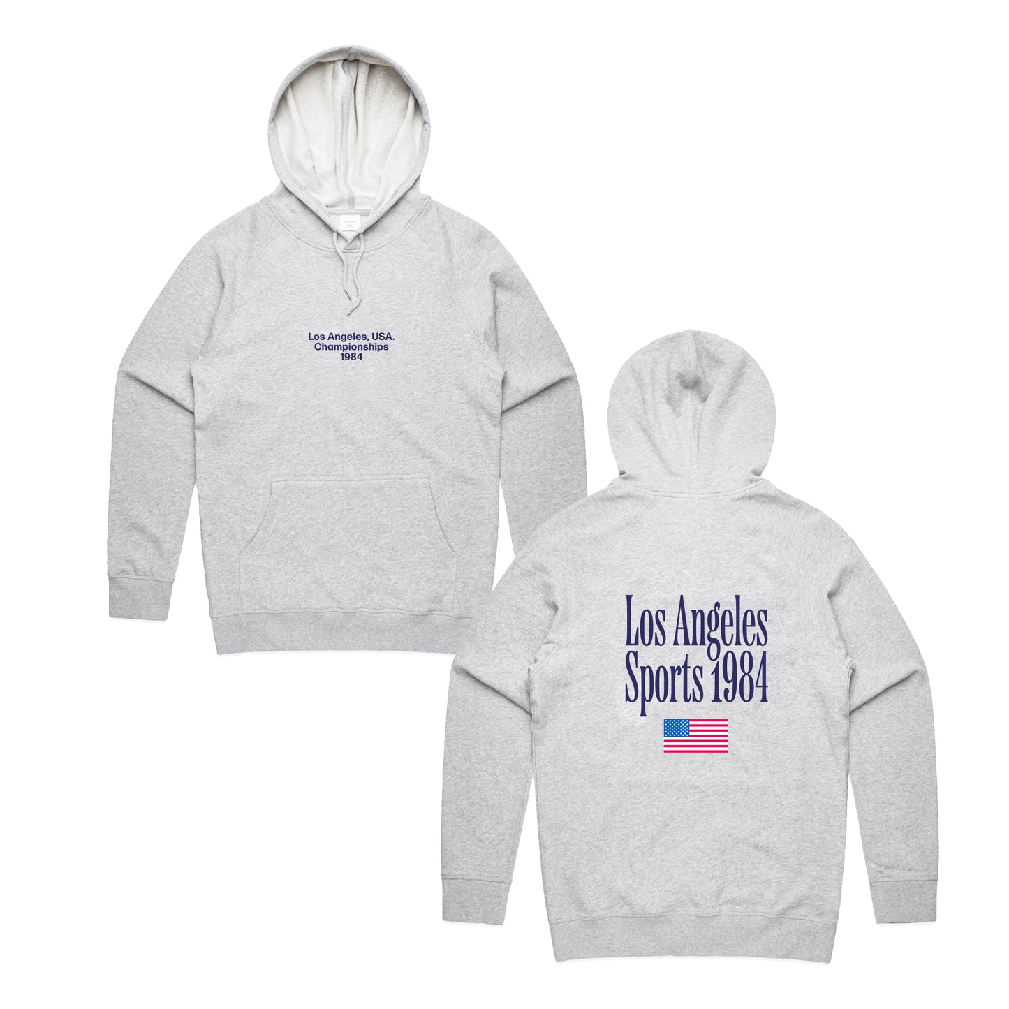 Vice 84 'LA1984 Olympics' Hoodie - Ash Grey