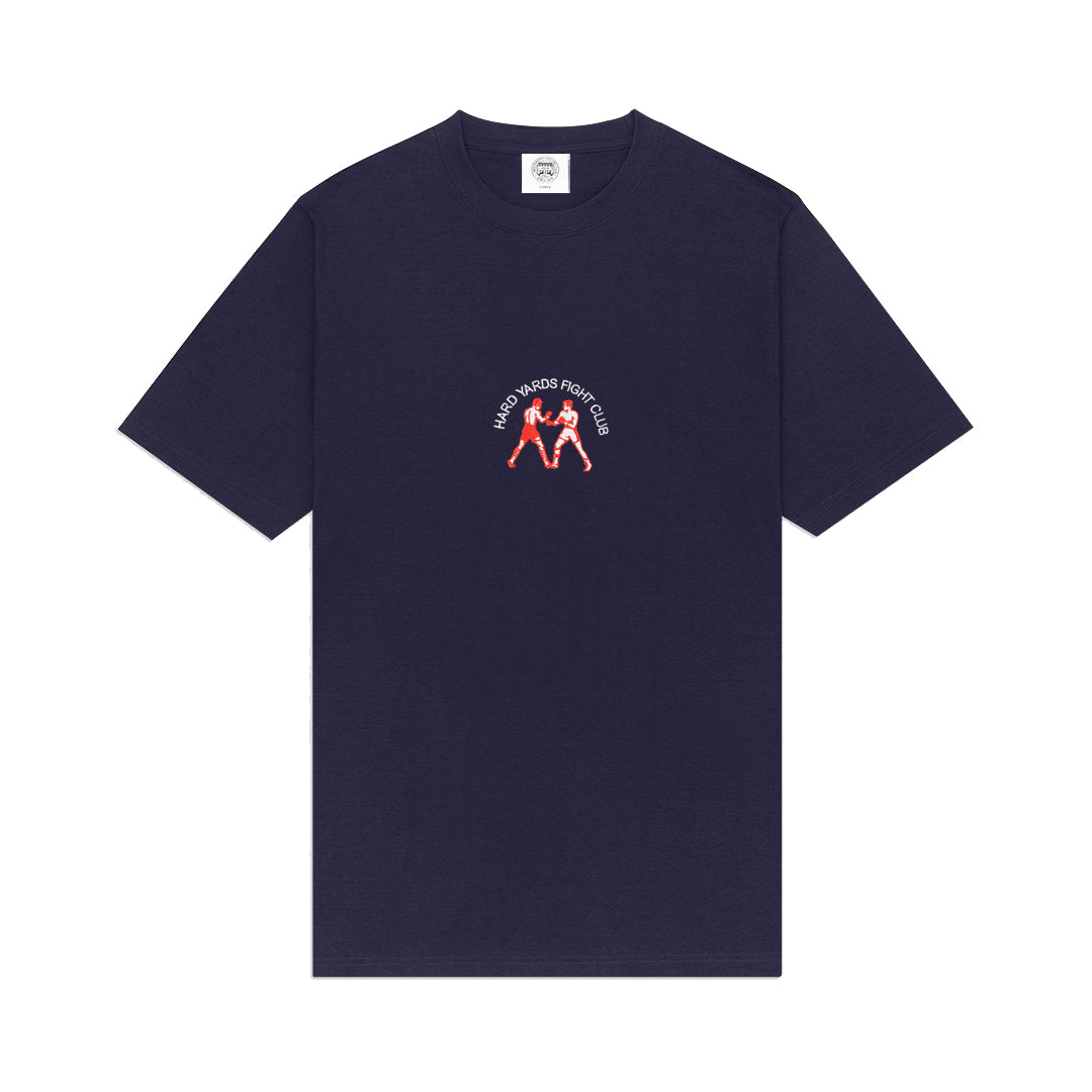 Vice 84 ' Hard Yards Fight Club' Embroidered Tee - Navy