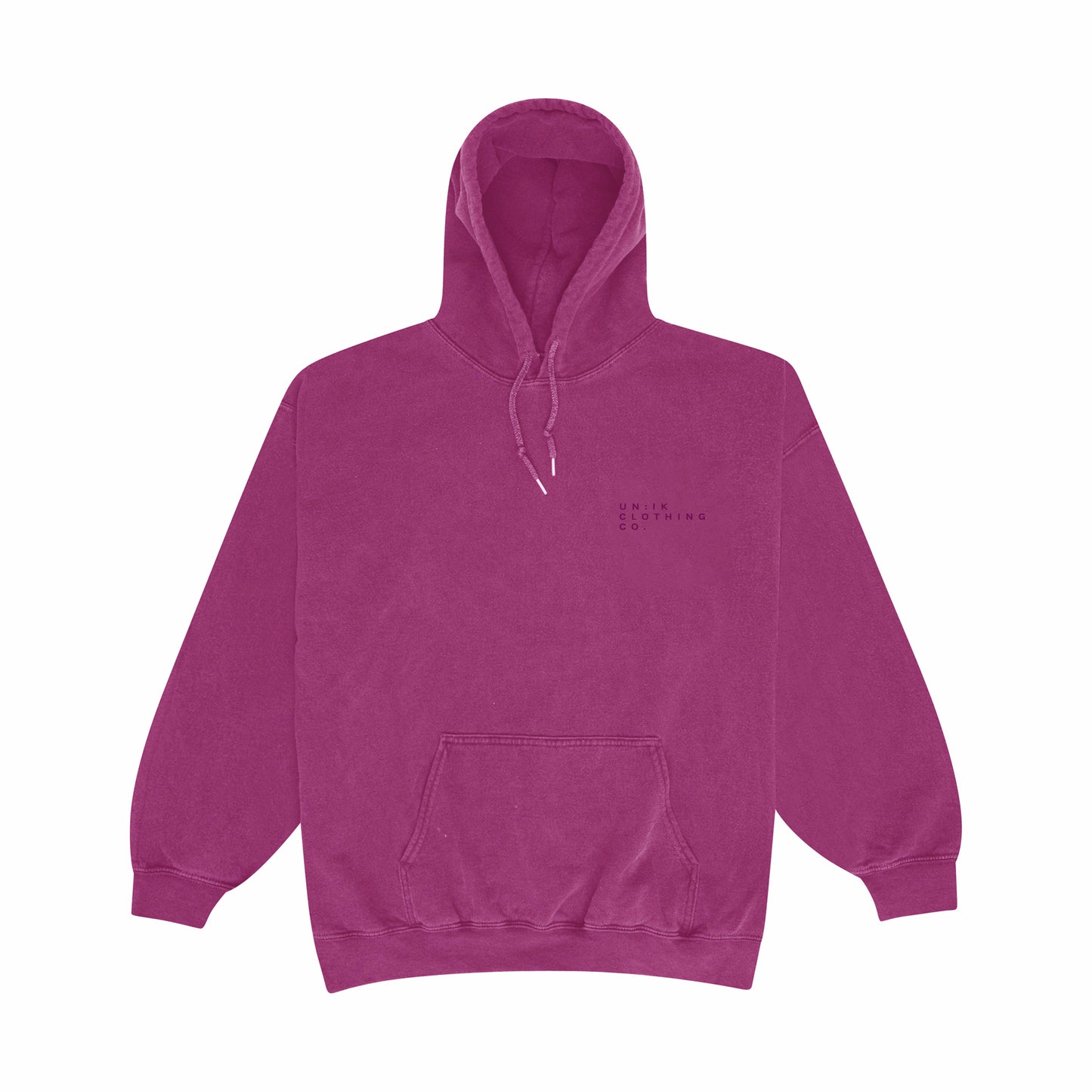 Essentials 'Sets' Vintage Washed Hoodie - Berry