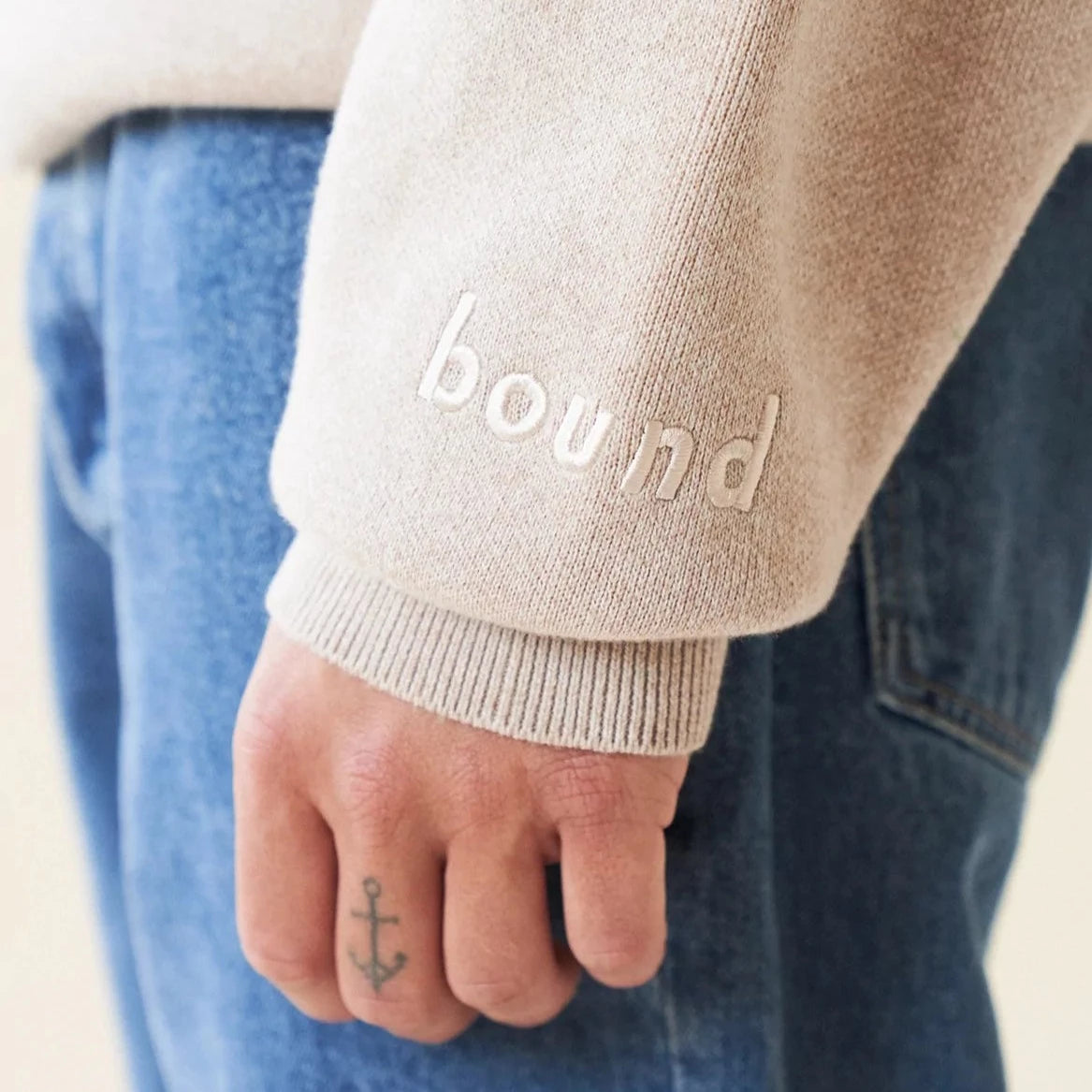 bound 'Marlowe' Marl Knit - Oat