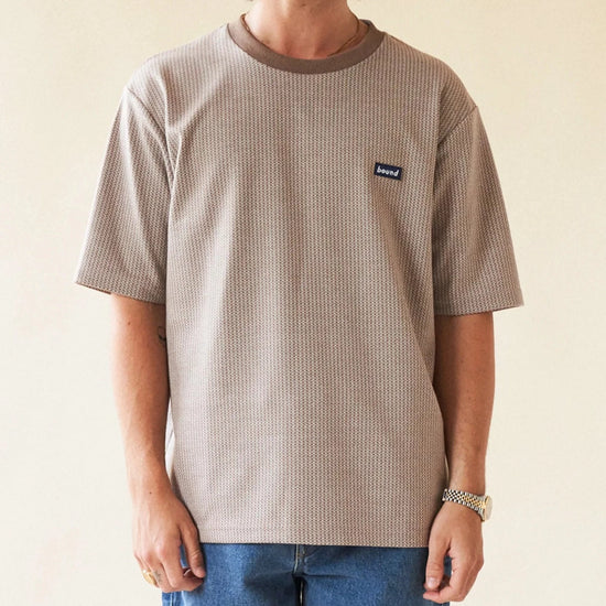 bound 'Millet Jacquard' Tee - Oat