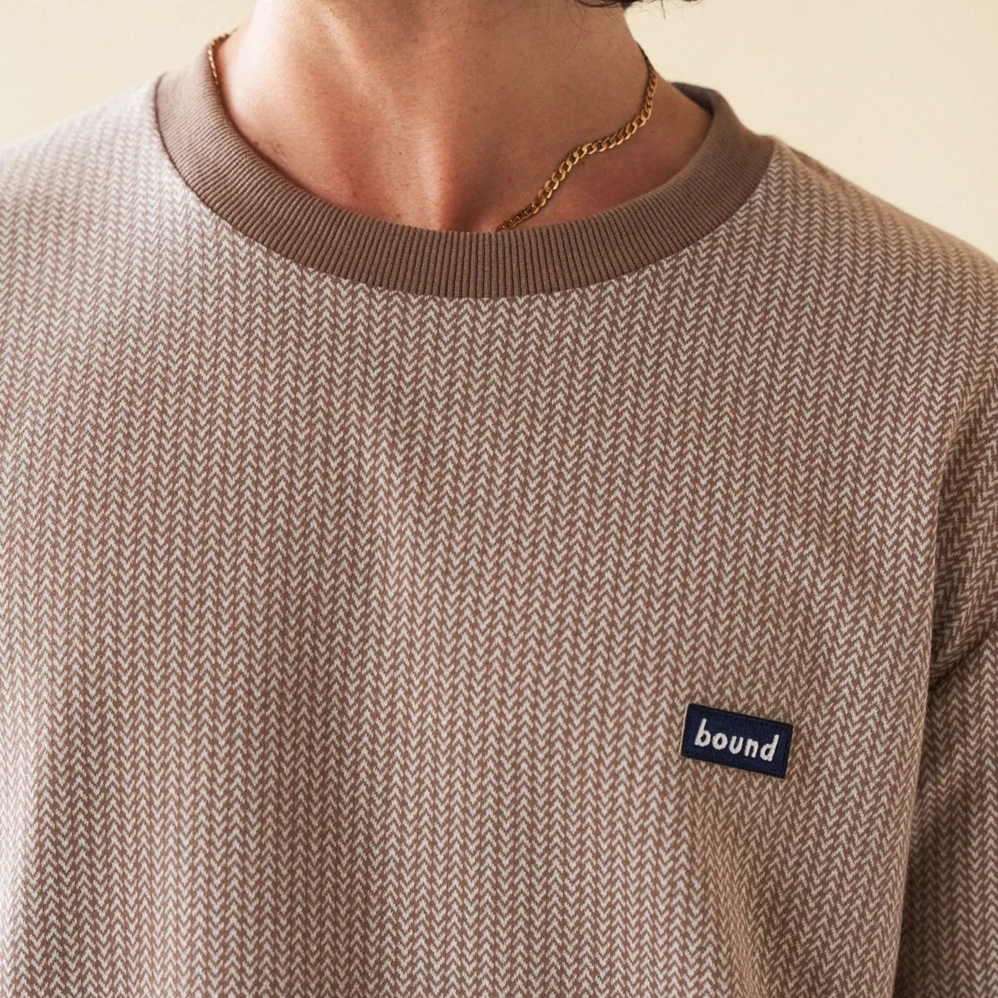 bound 'Millet Jacquard' Tee - Oat