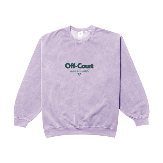 Vice 84 'Off Court GSM' Vintage Washed Sweater - Orchid