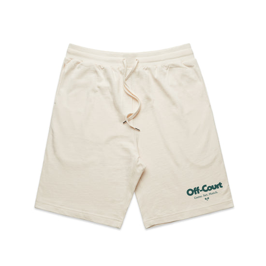 Vice 84 'Off Court GSM' Jogger Shorts - Ecru