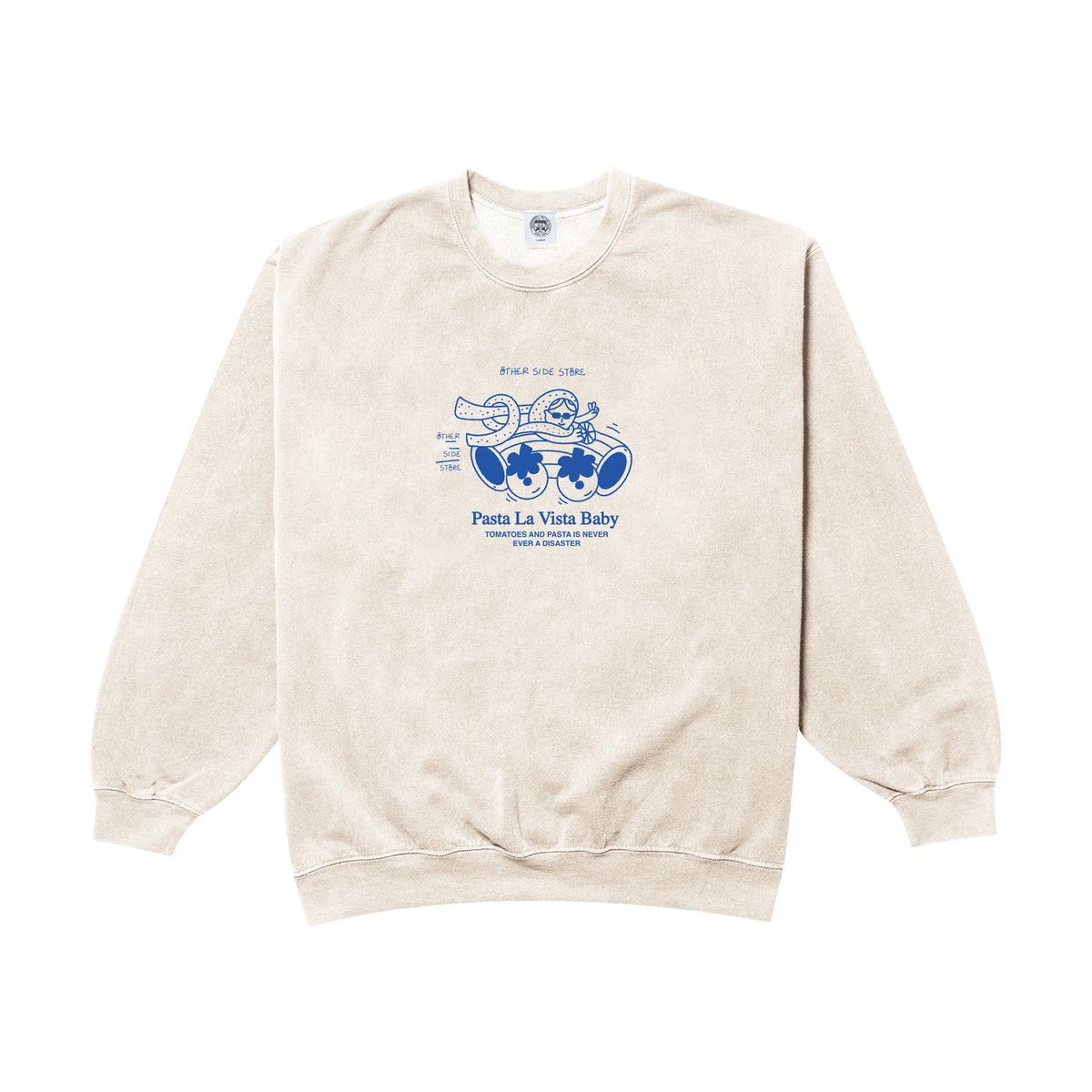 Other Side Store 'Pasta La Vista' Sweater - Vintage Washed Ecru – UN:IK ...