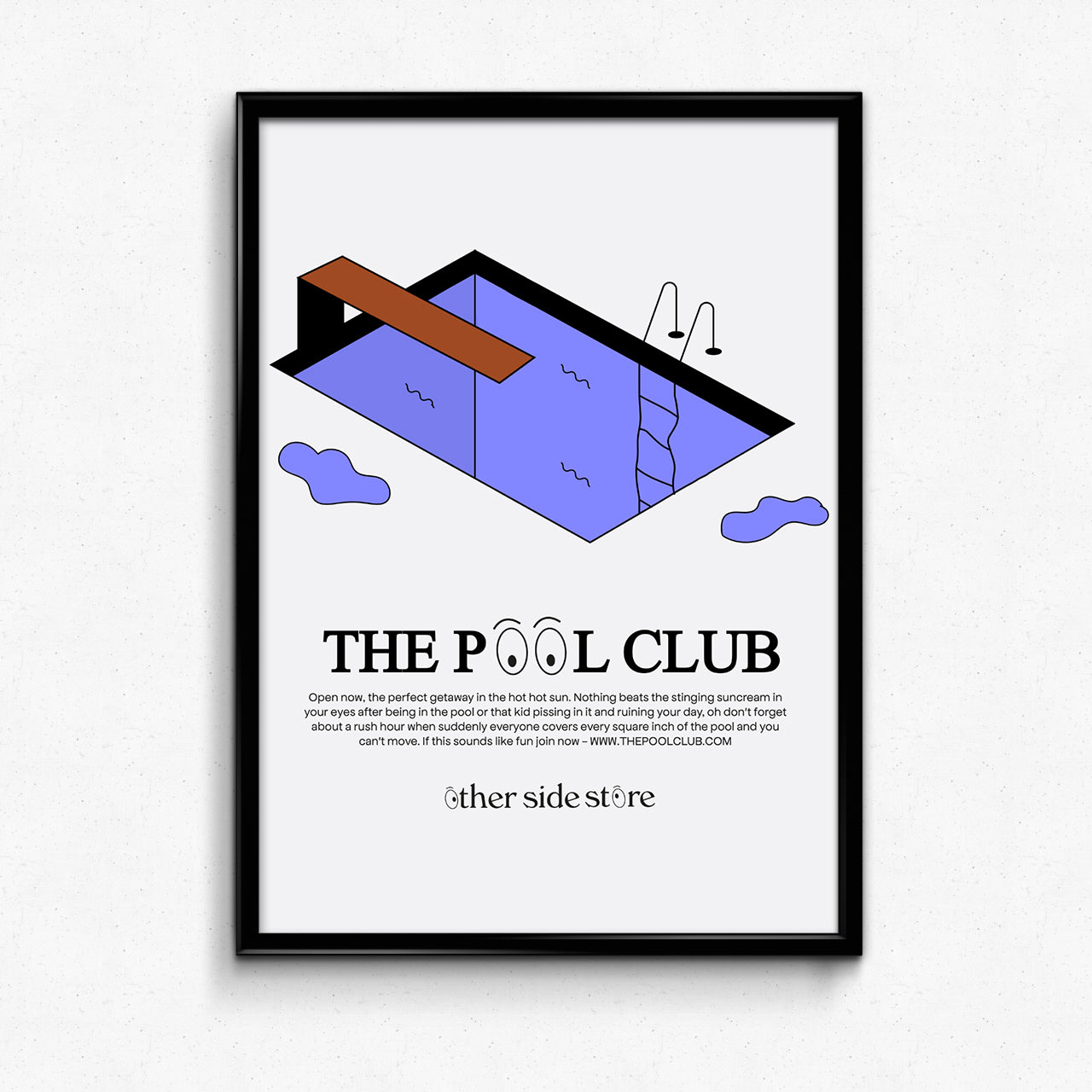 Other Side Store 'Pool Club' Art Print