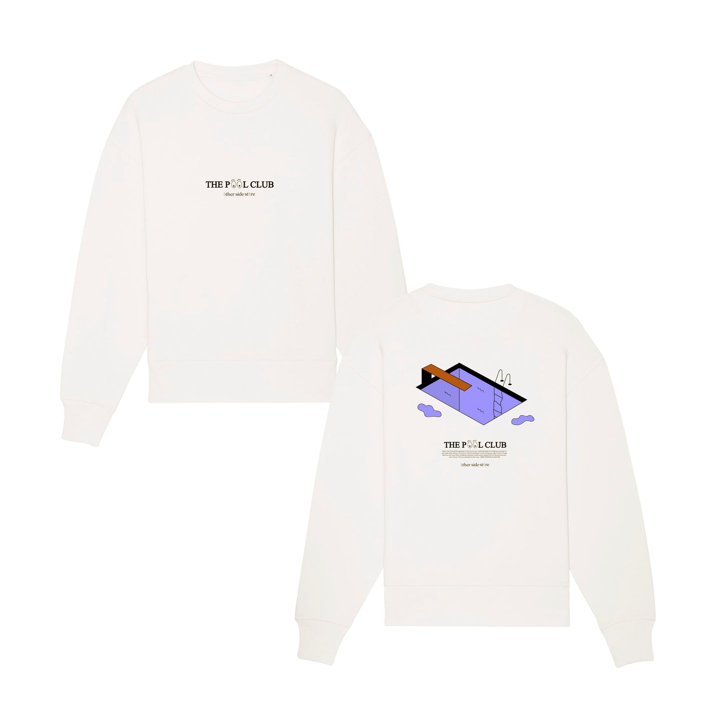 Other Side Store 'Poolside Club' Organic Sweater - Off White