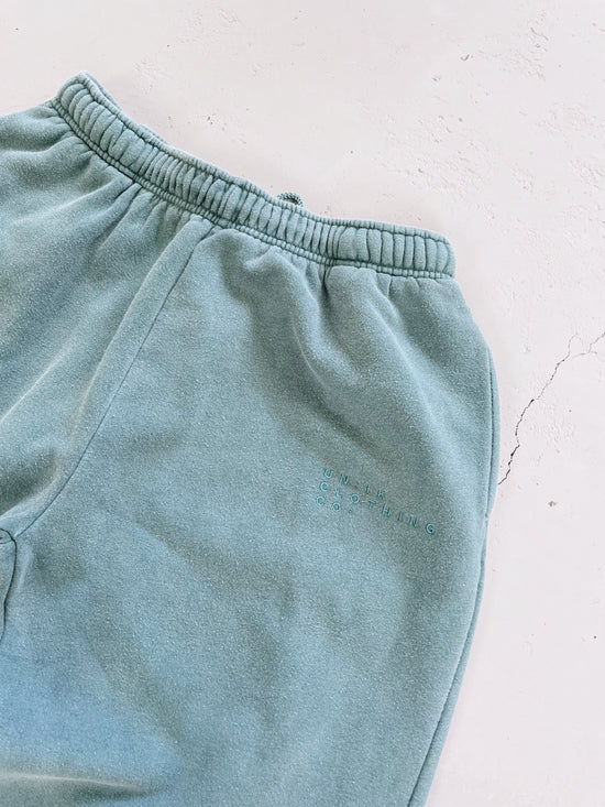 Essentials 'Sets' Vintage Washed Joggers - Steel Blue