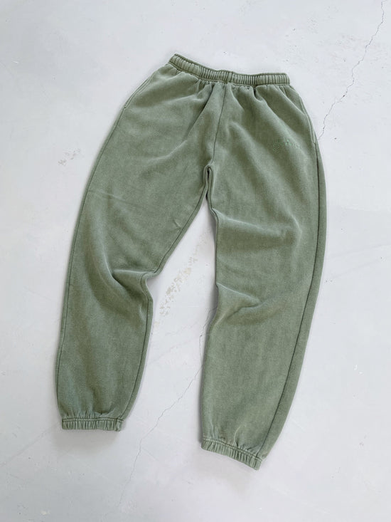 Essentials 'Sets' Vintage Washed Joggers - Khaki