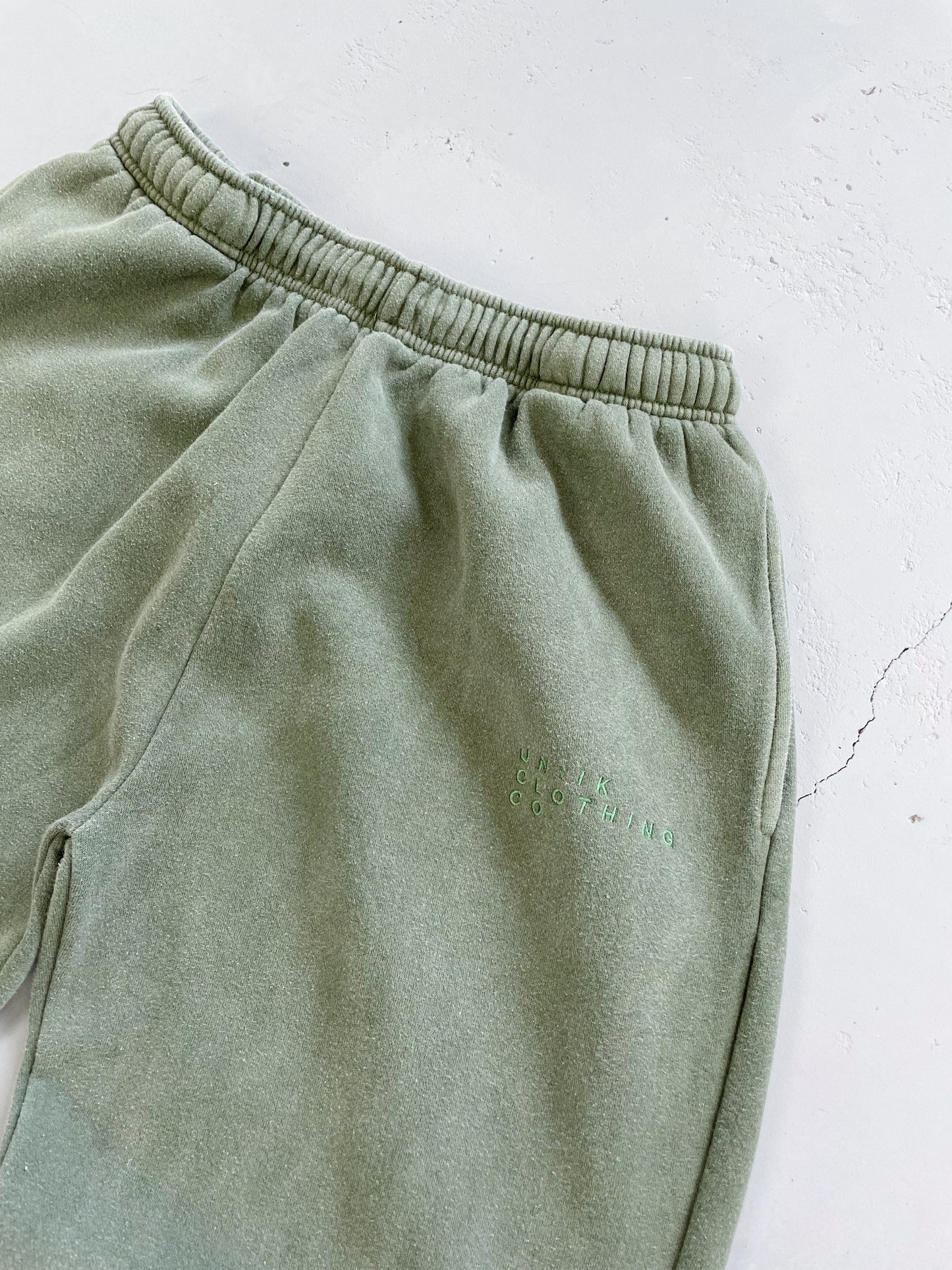 Essentials 'Sets' Vintage Washed Joggers - Khaki