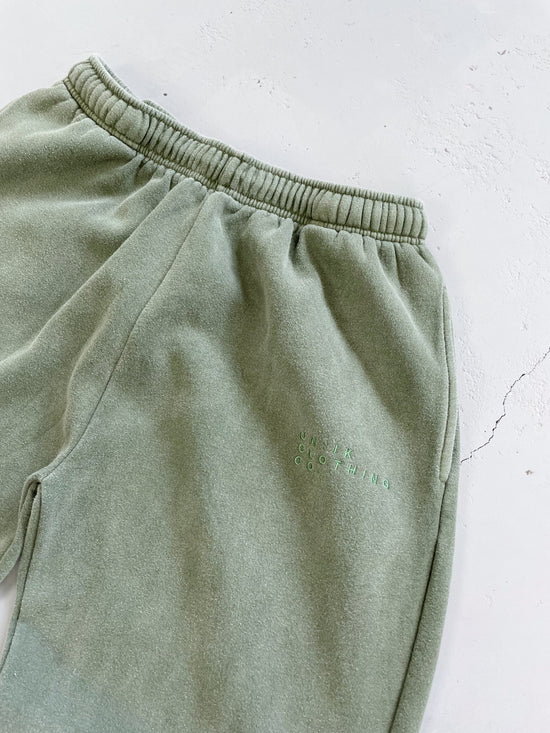Essentials 'Sets' Vintage Washed Joggers - Khaki