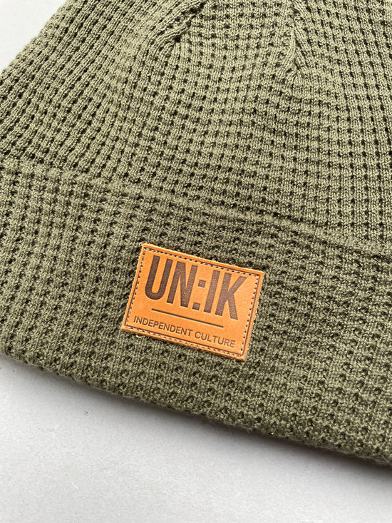 UN:IK Essentials Organic Waffle Beanie