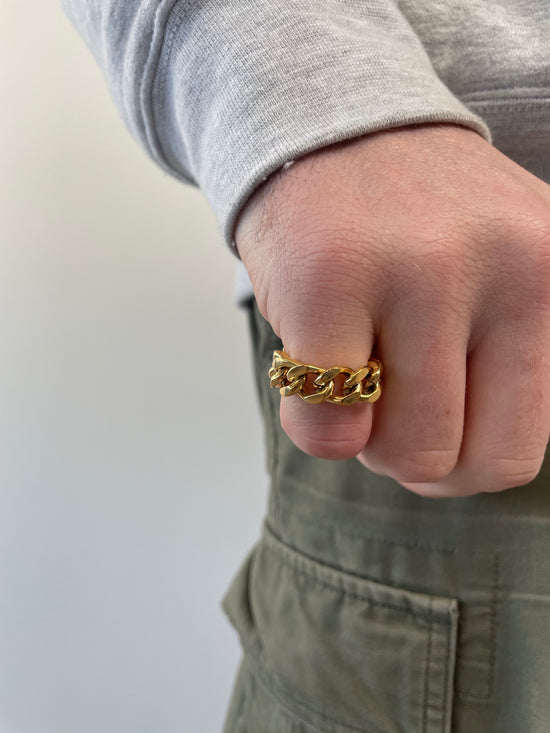 Cuban Ring - Gold / Silver