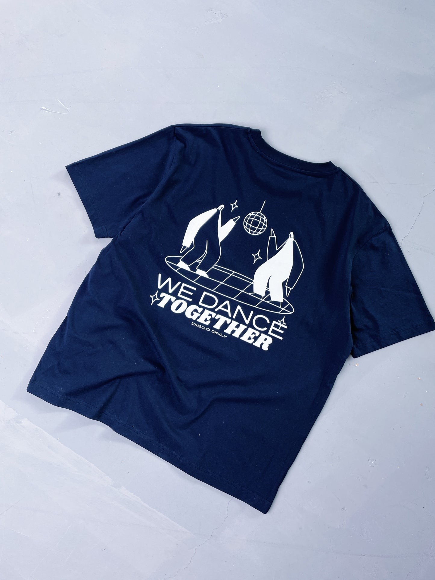 DISCO ONLY 'We Dance Together' Tee - Navy