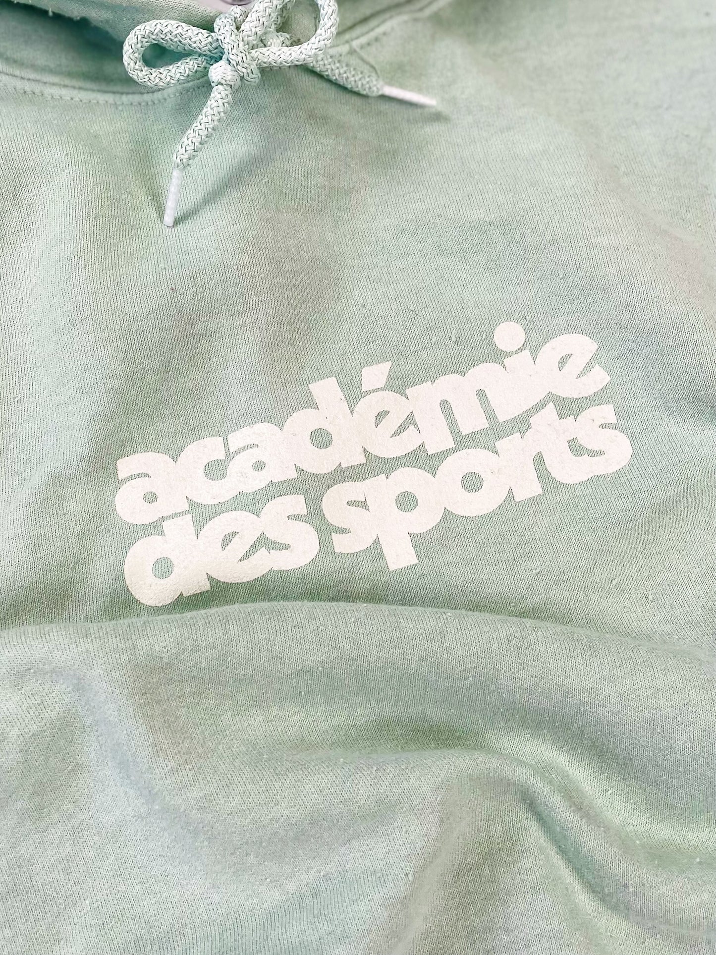 Vice 84 'Académie des Sports' Vintage Washed Hoodie - Mint