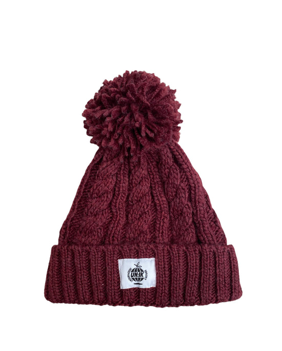 Essentials Winter Cable Bobble Hat Beanies