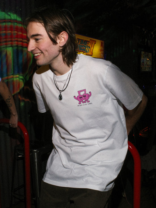 Other Side Store 'Dance and Groove' Tee - White