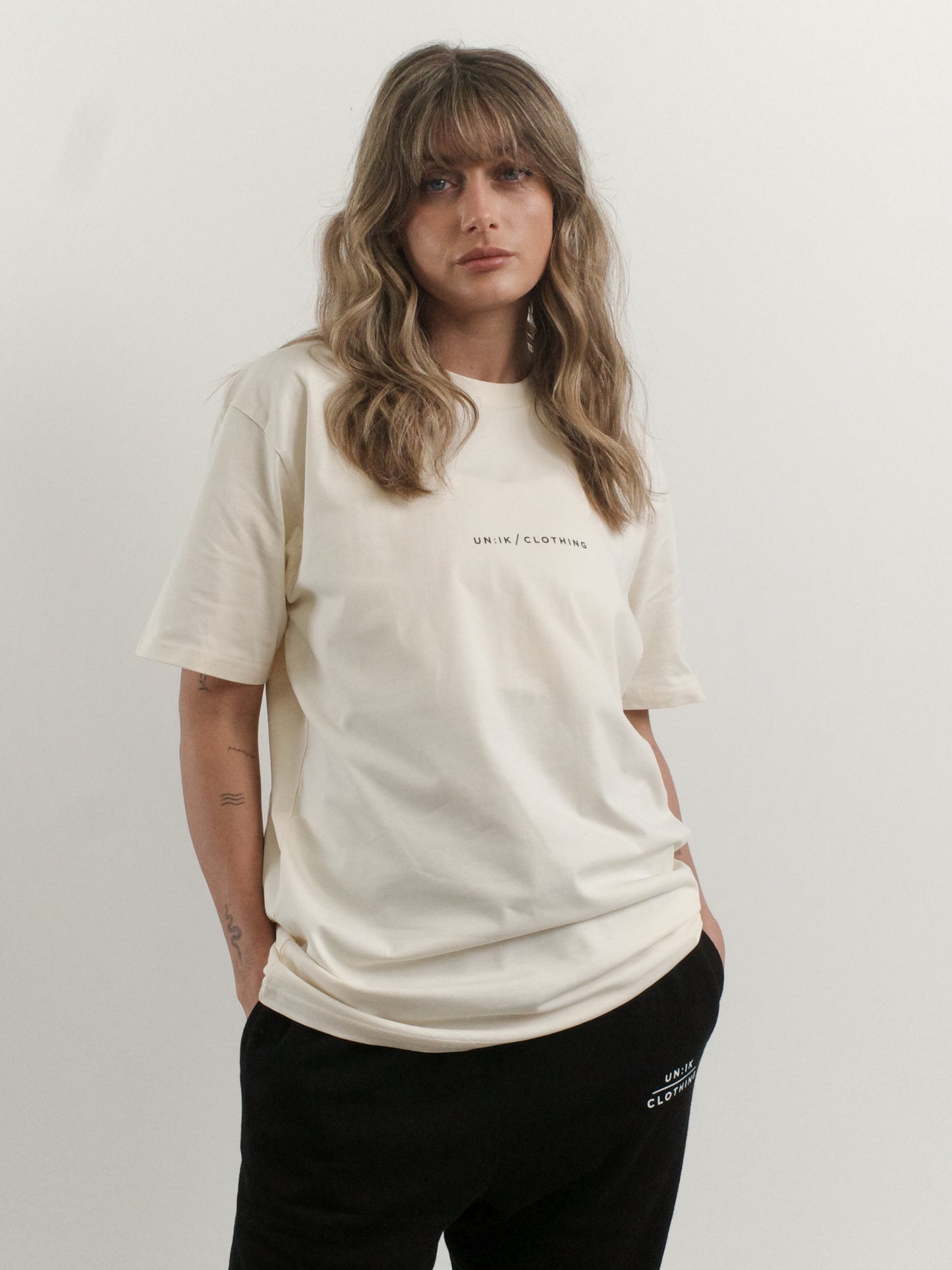 Essentials 'Premium Basics' Tee - Ecru