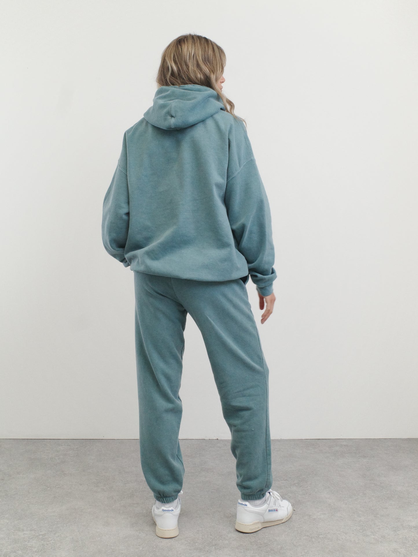 Essentials 'Sets' Vintage Washed Joggers - Steel Blue