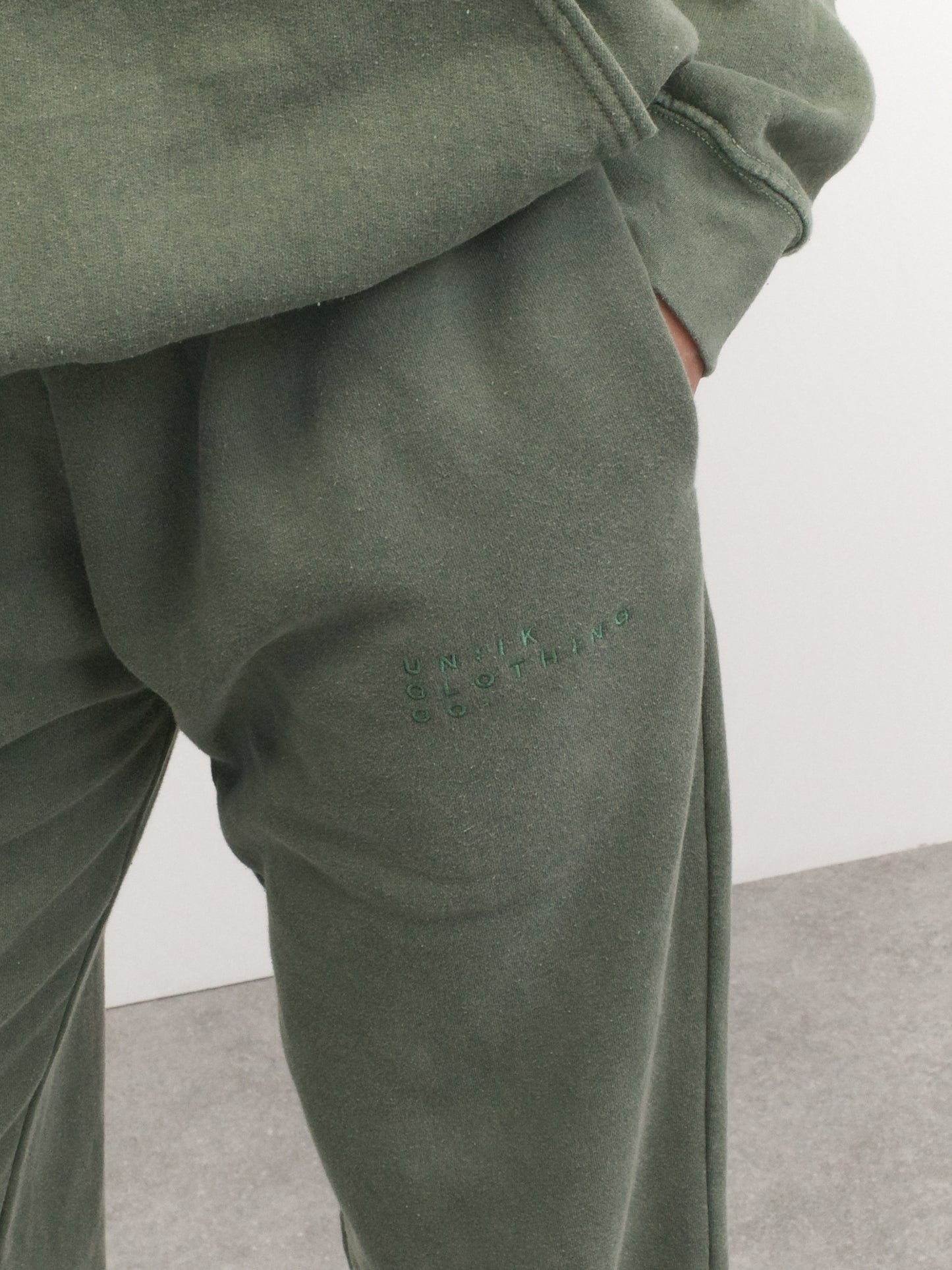 Essentials 'Sets' Vintage Washed Joggers - Khaki