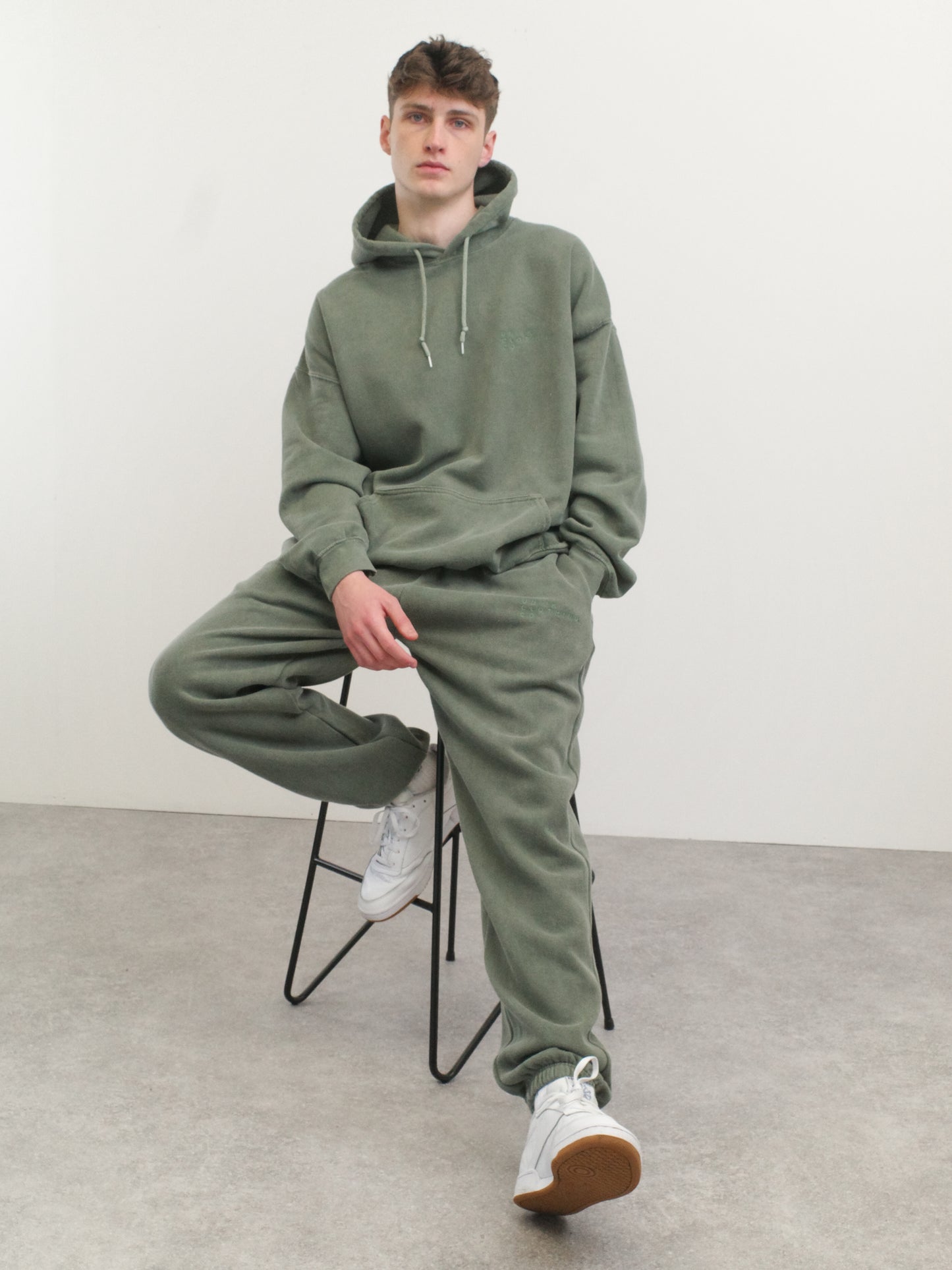 Essentials 'Sets' Vintage Washed Joggers - Khaki