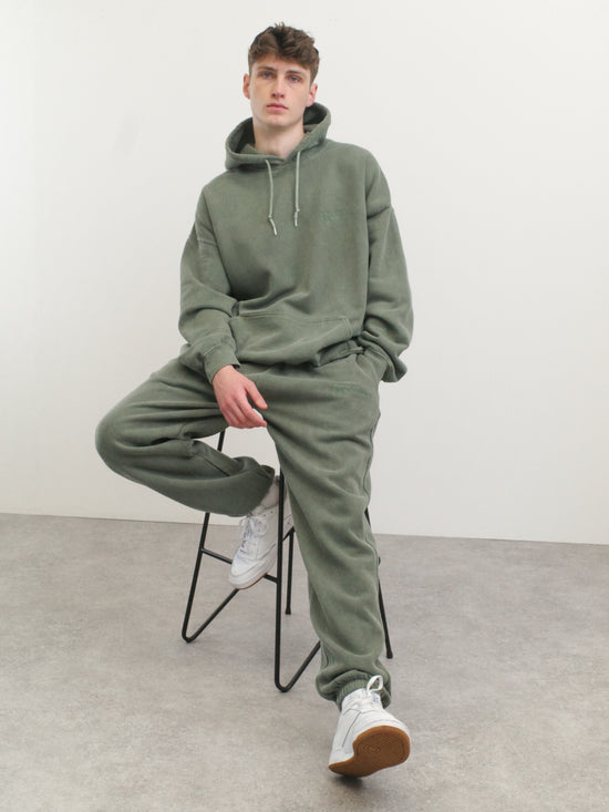 Essentials 'Sets' Vintage Washed Joggers - Khaki