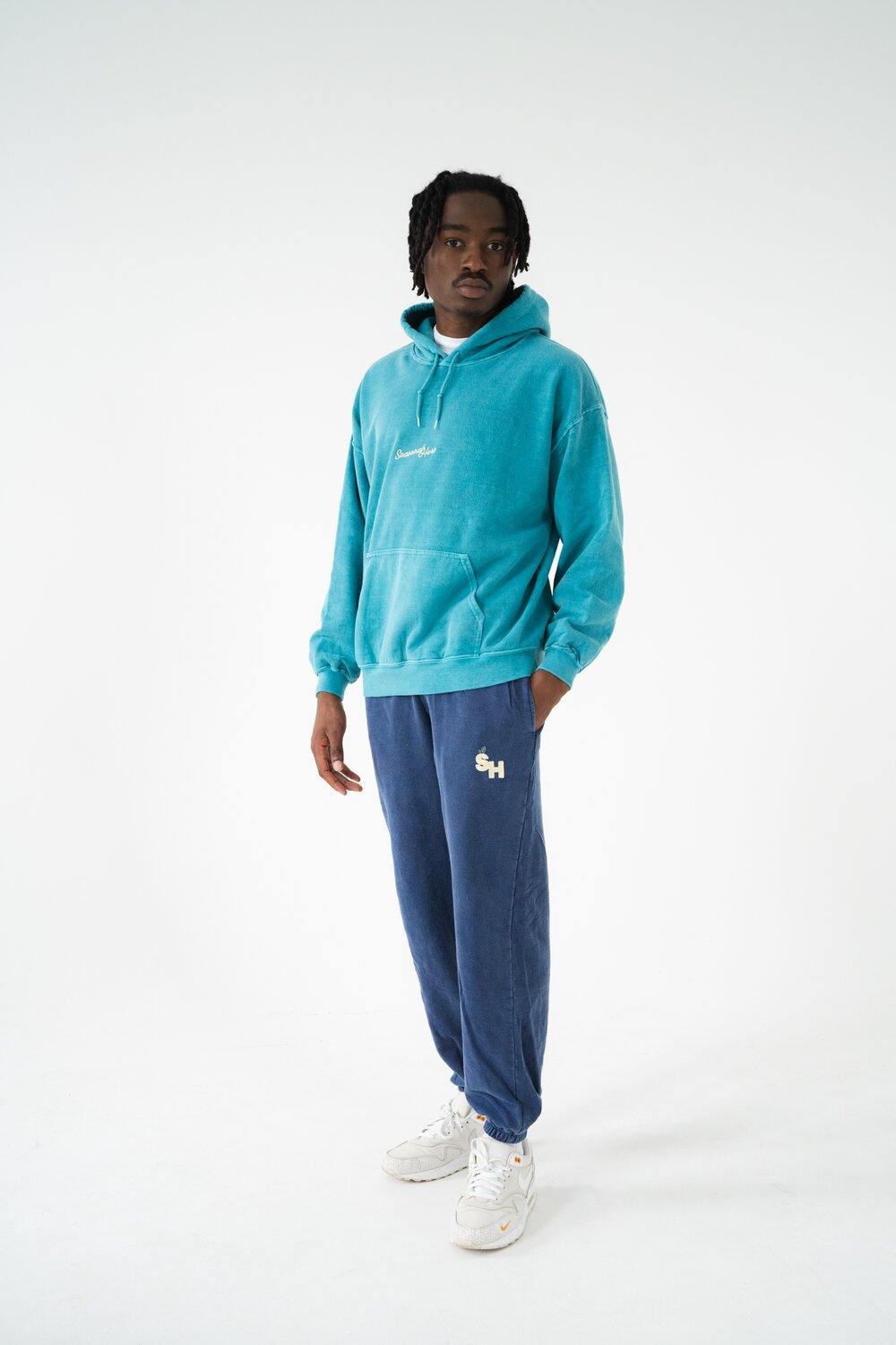 Seasonal Hero 'Fruit' Vintage Washed Joggers - Navy - UN:IK Clothing