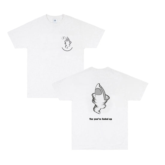 Tailenders 'Sharknado' Tee - White