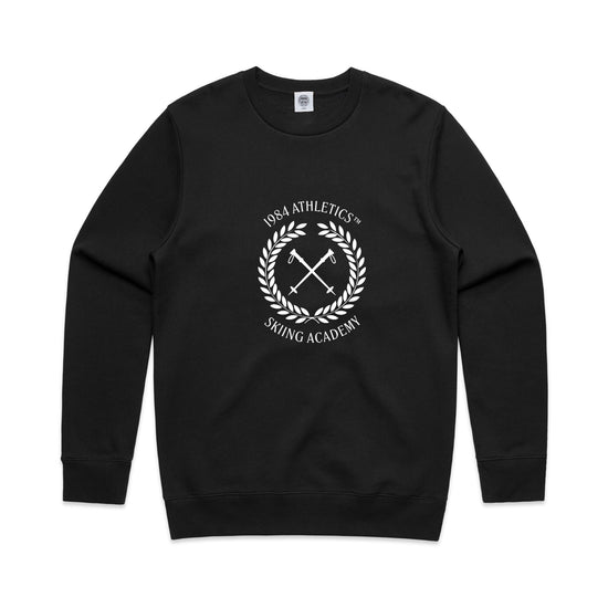 Vice 84 'Ski Academy' Crew Sweater - Black