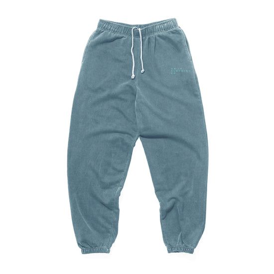 Essentials 'Sets' Vintage Washed Joggers - Steel Blue