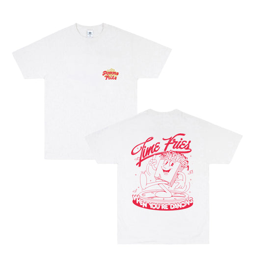 Pomme Frite 'Time Fries' Tee - White