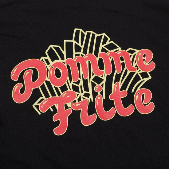 Pomme Frite 'Deep Fried' Longsleeve - Black - UN:IK Clothing