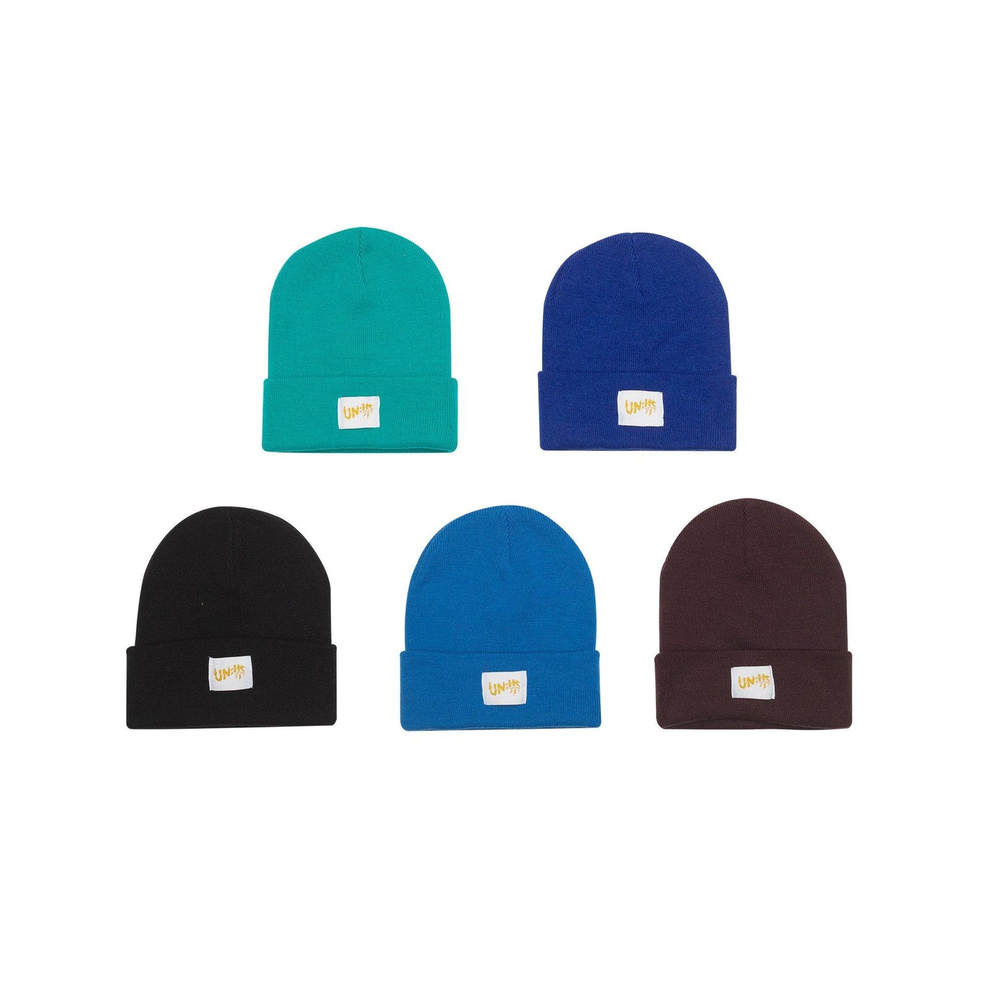 Essentials Label Beanies - UN:IK Clothing