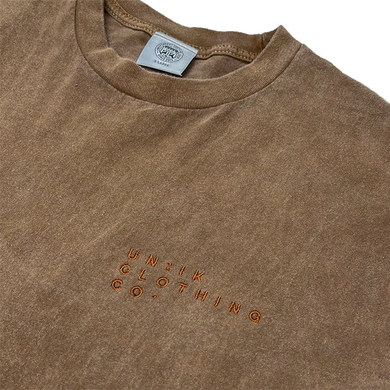 Essentials 'Sets' Vintage Washed Tee - Chestnut