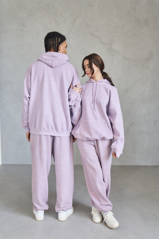Essentials 'Sets' Vintage Washed Joggers - Lavender
