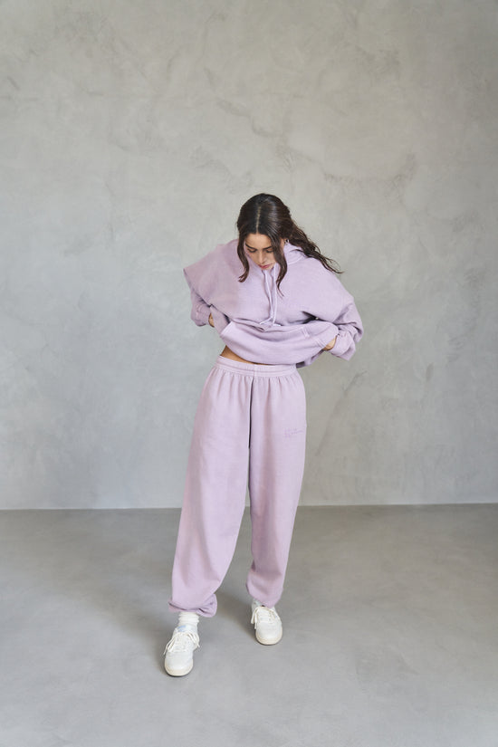 Essentials 'Sets' Vintage Washed Joggers - Lavender