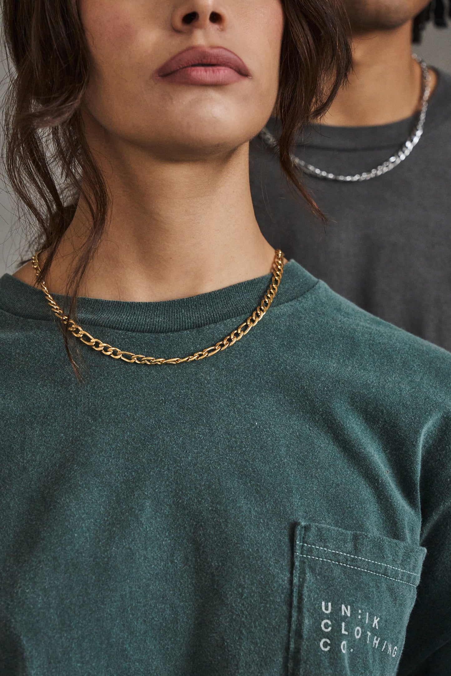 Figaro Cuban Chain 6mm - Gold