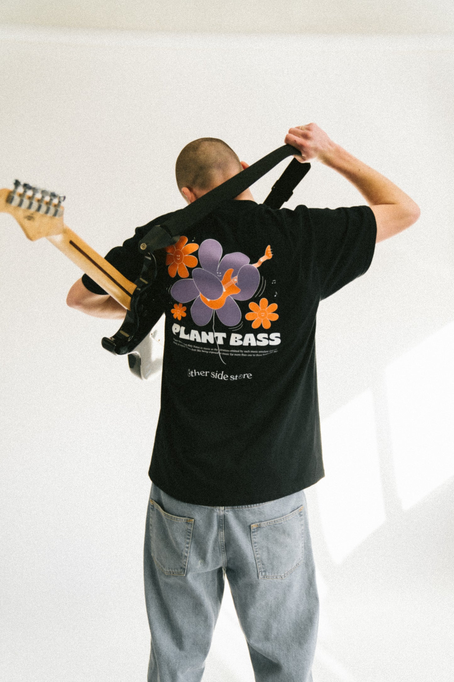 Other Side Store 'Plant Bass' Tee - Black