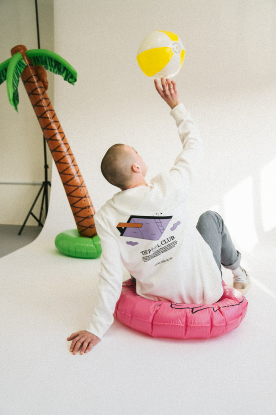 Other Side Store 'Poolside Club' Organic Sweater - Off White