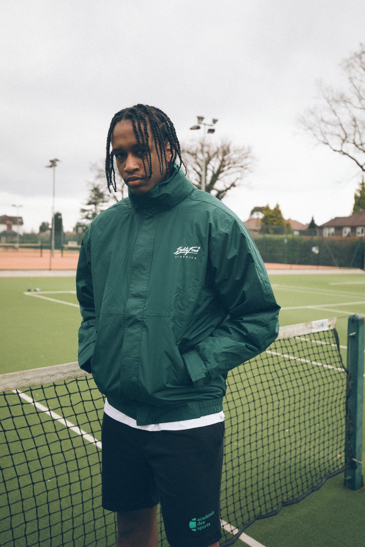 Vice 84 'Classics' Retro Jacket - Bottle Green - UN:IK Clothing