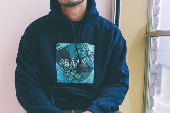 BÄAS Box Hoodie - Navy - UN:IK Clothing