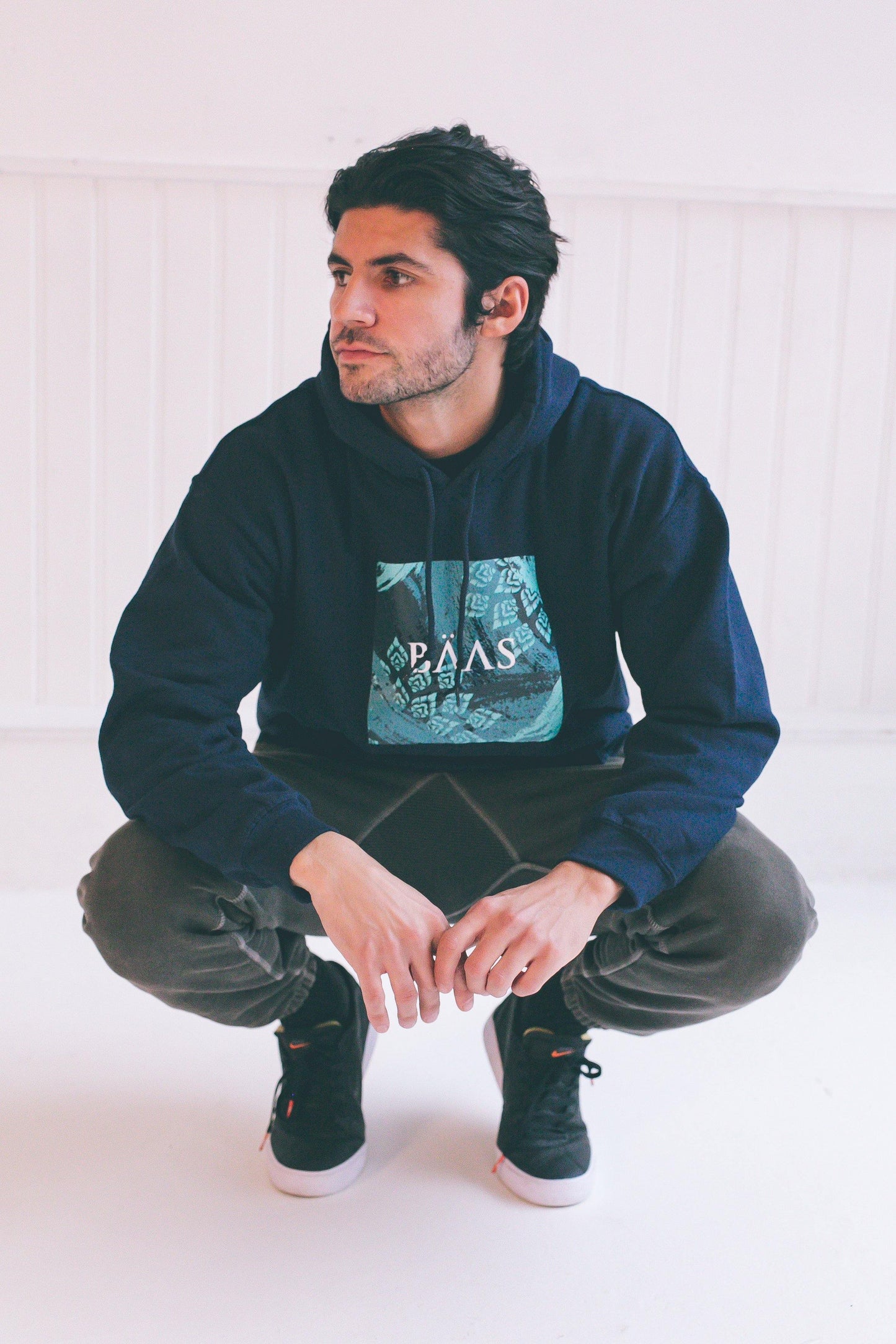 BÄAS Box Hoodie - Navy - UN:IK Clothing